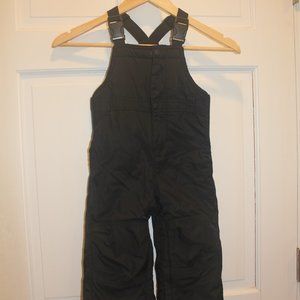 Gap Black Cold Control Max Toddler Warmest Snow Bib (2T)